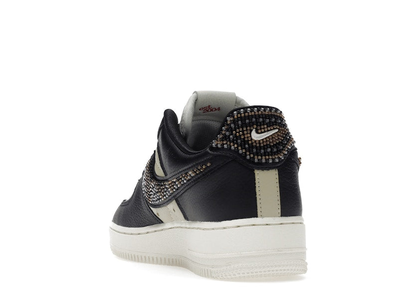 Nike Air Force 1 Low Premium Goods The Sophia (Women's) - Black/Multi-Color-Sand-Sail - DV2957-001 - 25