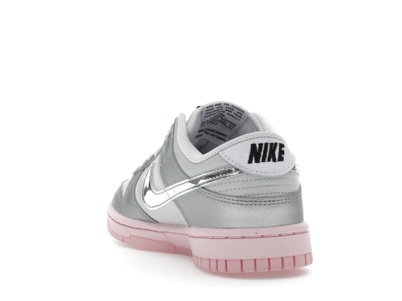 Nike Dunk Low Lx Metallic Silver Pink Foam - Photon Dust/Metallic Silver-Pink Foam-Medium Soft Pink - HM3698-006 - 25