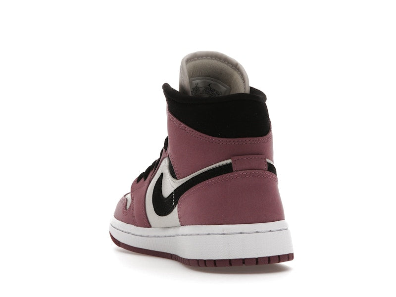 Air Jordan 1 Mid Berry Pink (W) - Light Mulberry/Light Bone/White/Black - DC7267-500 - 25