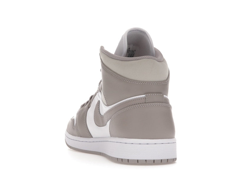 Air Jordan 1 Mid Linen - White/Linen-Linen - 554724-082 - 25