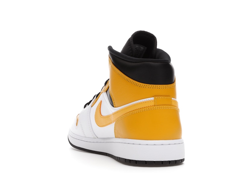 Air Jordan 1 Mid University Gold - White/University Gold-Black - 554724-170 - 25