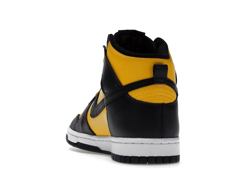 Nike Dunk High Retro Reverse Goldenrod - University Gold/Black/White/Habanero Red - DD1399-700 - 25