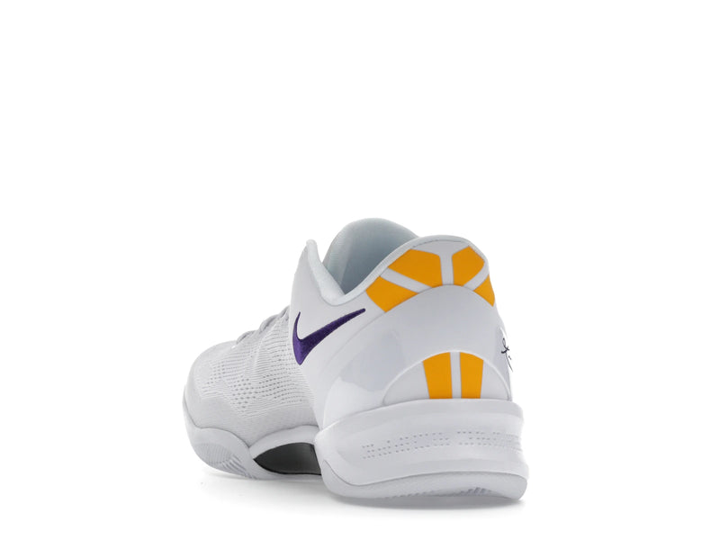 Nike Kobe 8 Protro Lakers Home - White/Court Purple/University Gold - HF9550-100 - 25