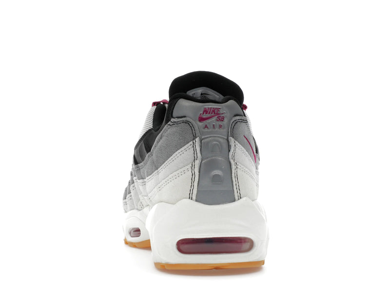 Nike Air Max 95 SB Cactus Flower - Summit White/Photon Dust/Cool Grey/Cactus Flower/Gum Yellow - HF7545-100 - 26