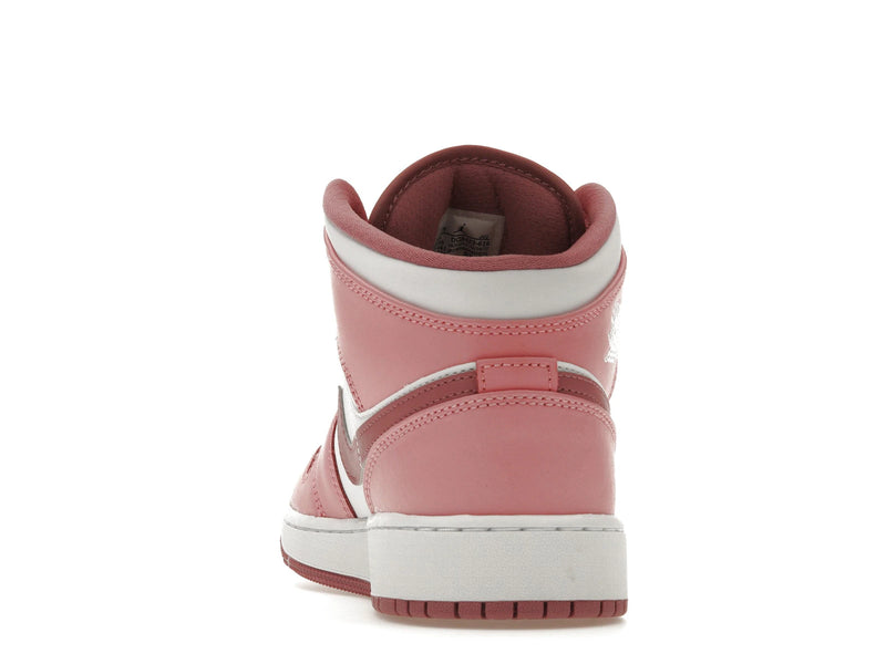 Air Jordan 1 Mid Valentines Day (2023) (GS) - Coral Chalk/Desert Berry/White - DQ8423-616 - 26