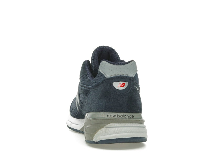 New Balance 990v4 MiUSA Navy - Navy/Silver - U990NV4 - 26
