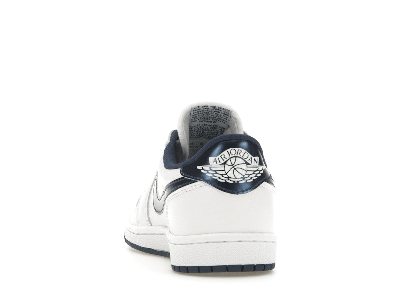 Air Jordan 1 Low 85 Metallic Blue - Summit White/Navy-White - FB9933-141 - 26