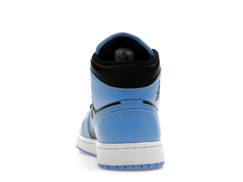 Air Jordan 1 Mid Azul Universitario Negro - vista 26