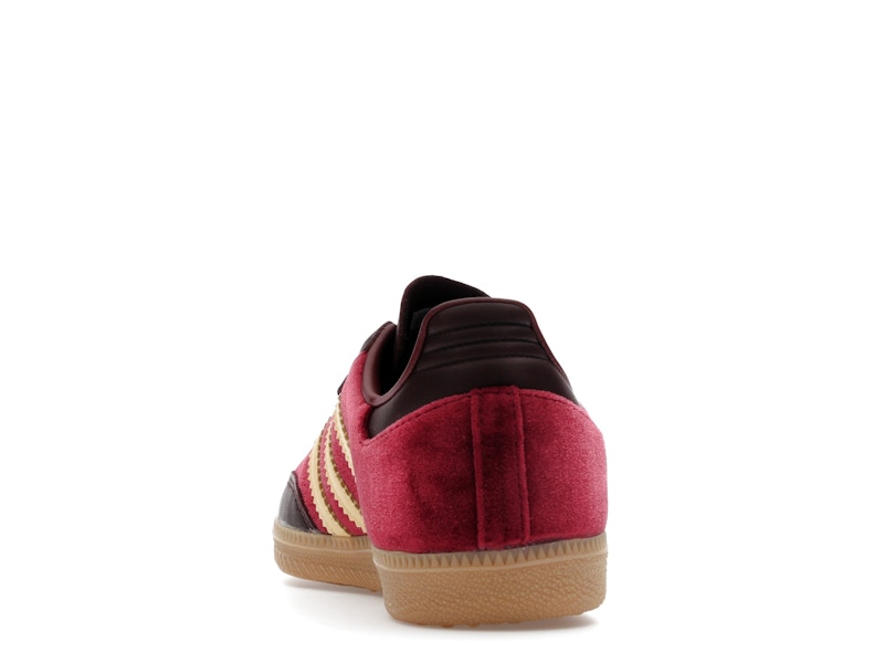 adidas Samba OG Shadow Red Velvet (Women's) - Shadow Red/Maroon/Gum - JS1394 - 26