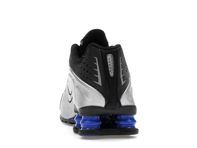 Nike Shox R4 Metallic Silver Black Racer Blue - Metallic Silver/Black/Racer Blue - AR3565-006 - 26