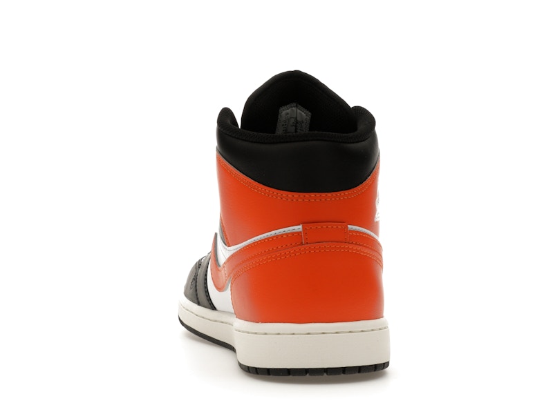 Air Jordan 1 Mid Black Toe Starfish - Starfish/White/Sail/Black - DQ8426-801 - 26