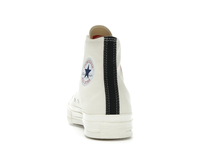 Converse Chuck Taylor All Star 70 Hi Comme des Garcons PLAY Single Heart Milk - Ansicht 27