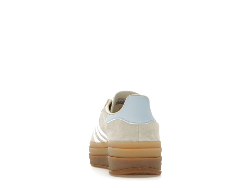 adidas Gazelle Bold Wonder White Clear Sky (Kids) - Wonder White/Cloud White/Clear Sky - JH5540 - 26