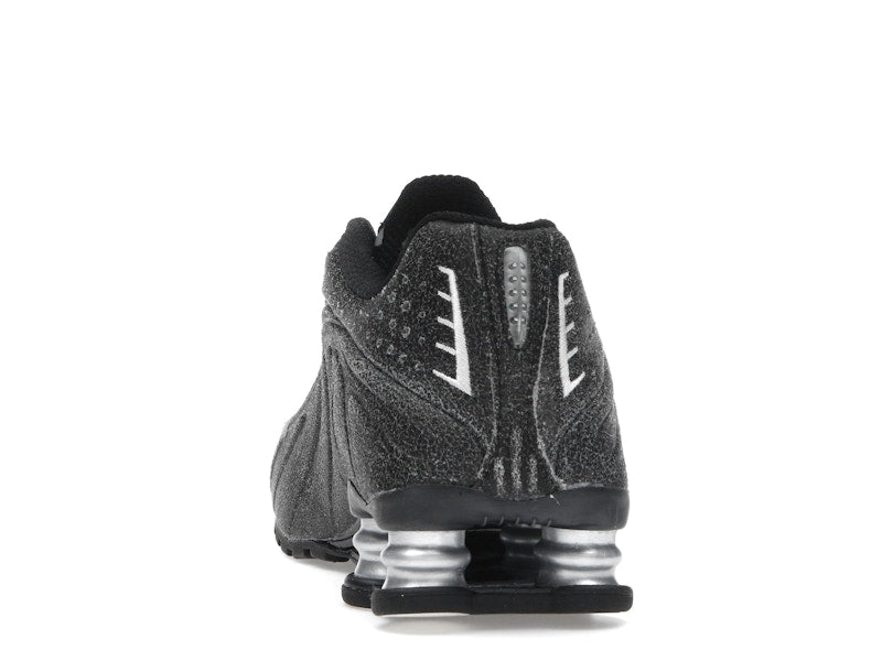 Nike Shox R4 Black Distressed Leather - vue 26