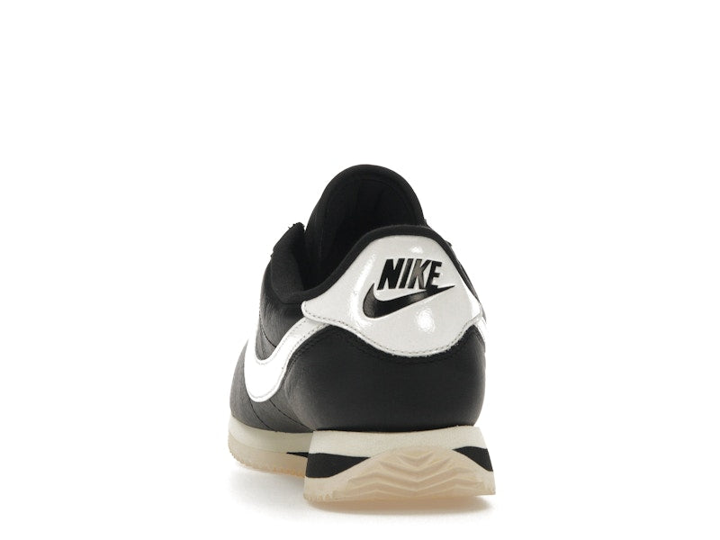 Nike Cortez 23 Premium Black Sail (Women's) - Black/Sail/Alabaster - FB6877-001 - 26