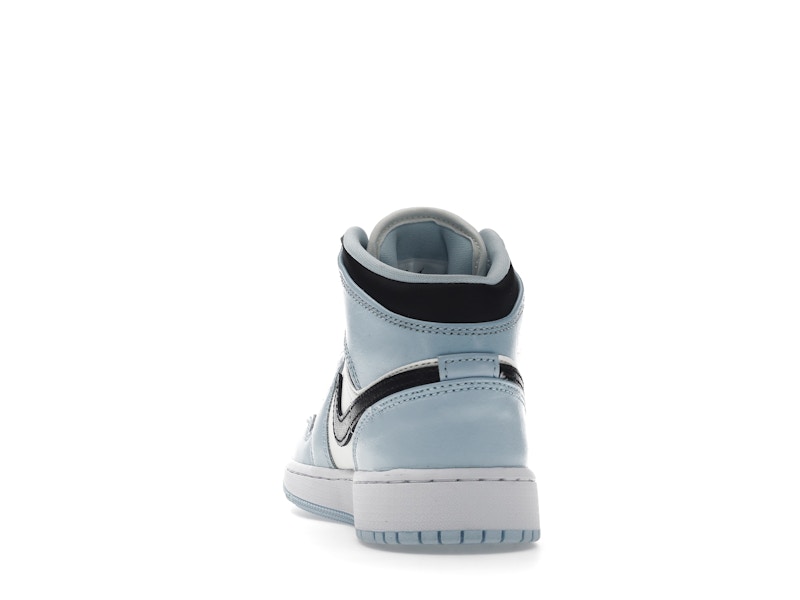 Air Jordan 1 Mid Azul Hielo (GS) - vista 26