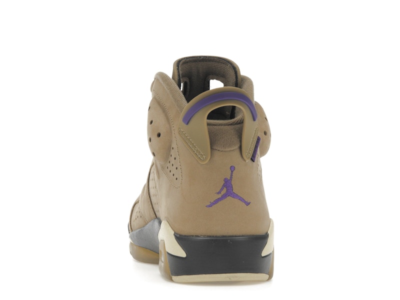 Air Jordan 6 Retro Gore Tex Brown Kelp - Brown Kelp/Team Gold/Shadow Brown/Court Purple - FD1643-300 - 26