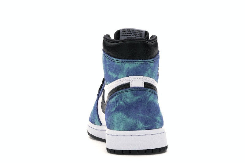 Air Jordan 1 Retro High Tie Dye (W) - White/Black-Aurora Green - CD0461-100 - 26
