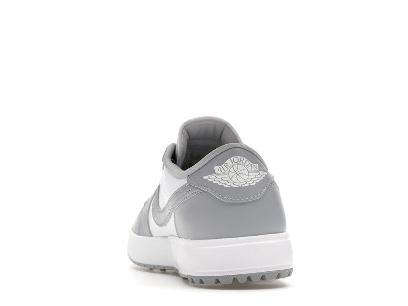 Jordan 1 Low Golf Spiked Wolf Grey White - vue 27