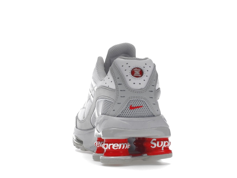 Nike Shox Ride 2 Supreme White Grey Fog - White/Grey Fog-Flat Platinum - DN1615-100 - 26