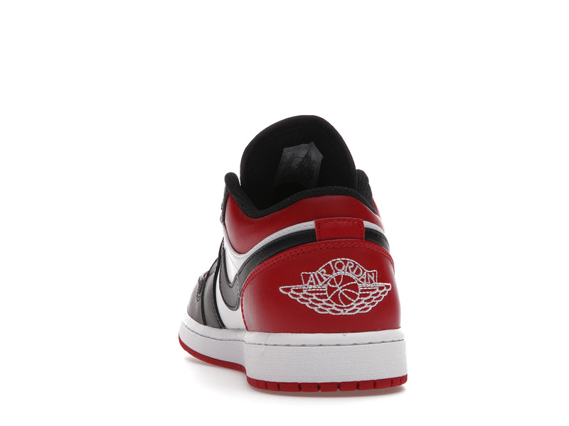 Air Jordan 1 Low Bred Toe - Gym Red/White-Black - 553558-612 - 26