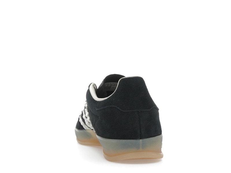 adidas Gazelle Indoor Core Black Cream White Gum (Women's) - Core Black/Cream White/Gum - JS1412 - 26