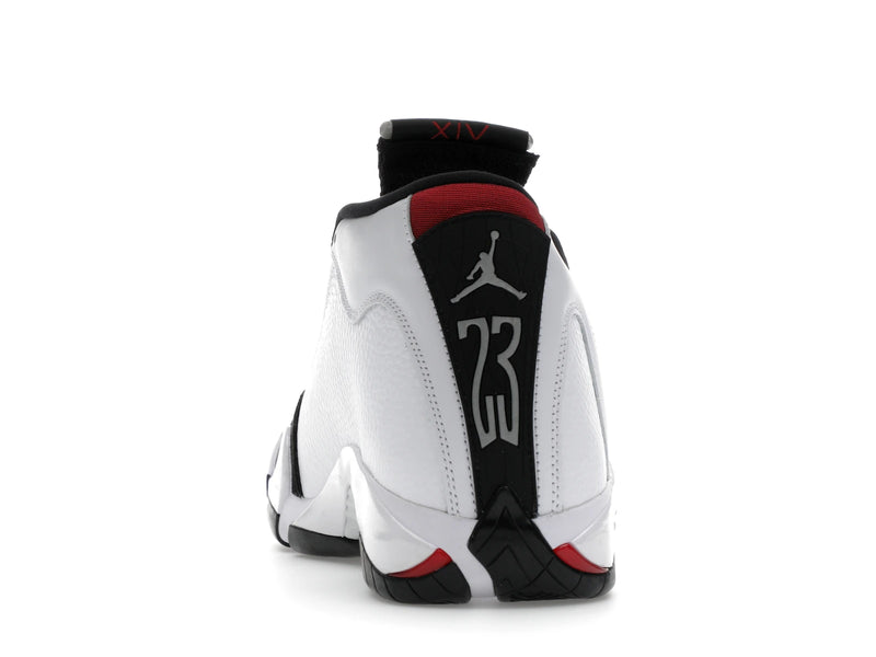 Air Jordan 14 Retro Black Toe (2024) - White/Varsity Red/Black/Metallic Silver - 487471-160 - 26