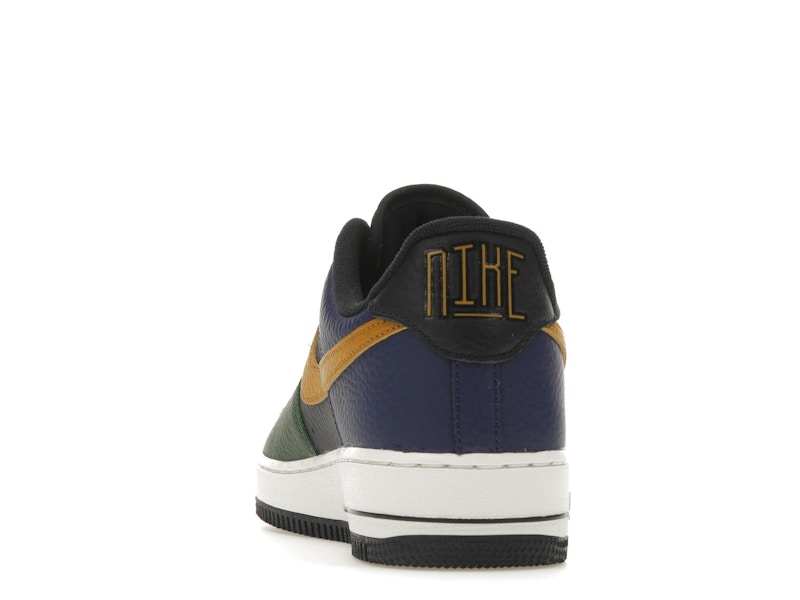 Nike Air Force 1 Low '07 LX Command Force Obsidian Gorge Green (Women's) - Gorge Green/Gold Suede/Obsidian - DR0148-300 - 26