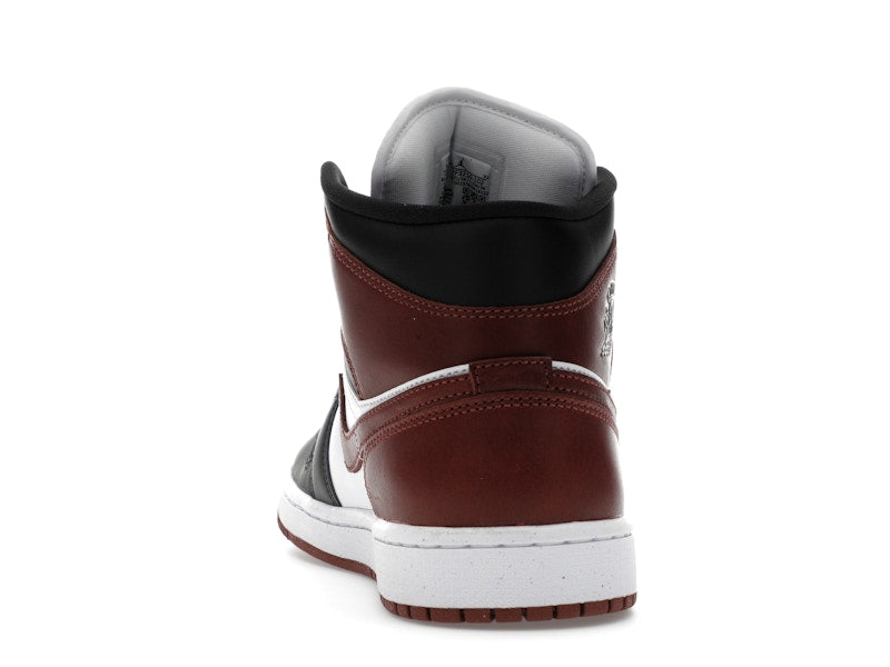 Air Jordan 1 Mid SE Dark Pony - White/Black/Dark Pony - HF3216-102 - 26