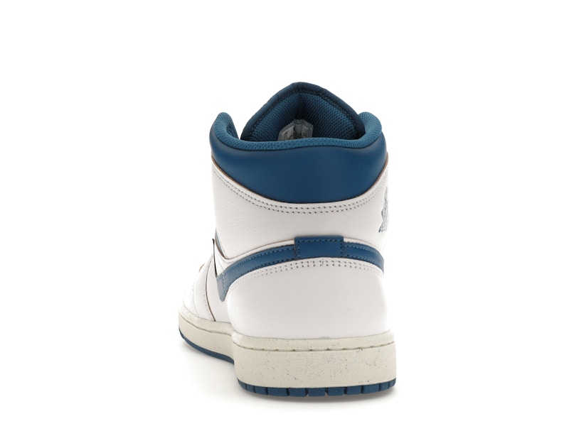 Air Jordan 1 Mid SE Industrial Blue - White/Sail/Industrial Blue - FN5215-141 - 26