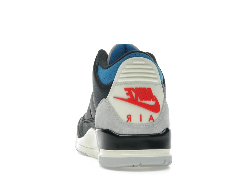 Air Jordan 3 Retro OG Rare Air - Black/Chile Red/Neutral Grey/Military Blue/Coconut Milk - IB8967-004 - 26
