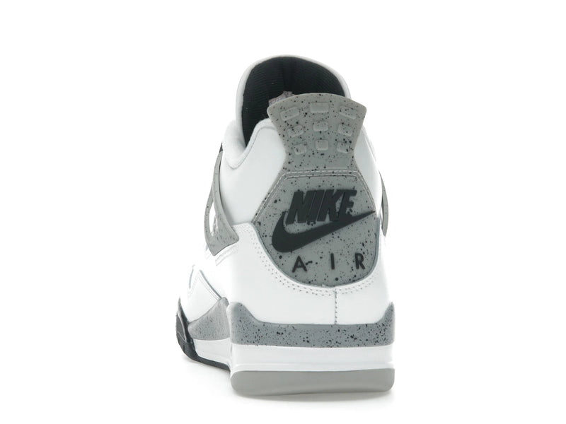 Air Jordan 4 Retro White Cement - Summit White/Fire Red-Tech Grey-Black - FV5029-100 - 26