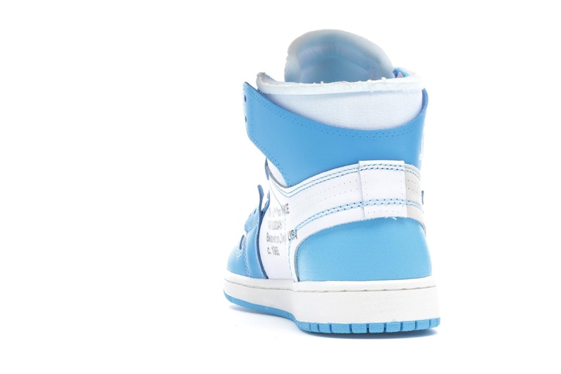 Air Jordan 1 Retro High Off White University Blue - White/Dark Powder Blue-Cone - AQ0818-148 - 26
