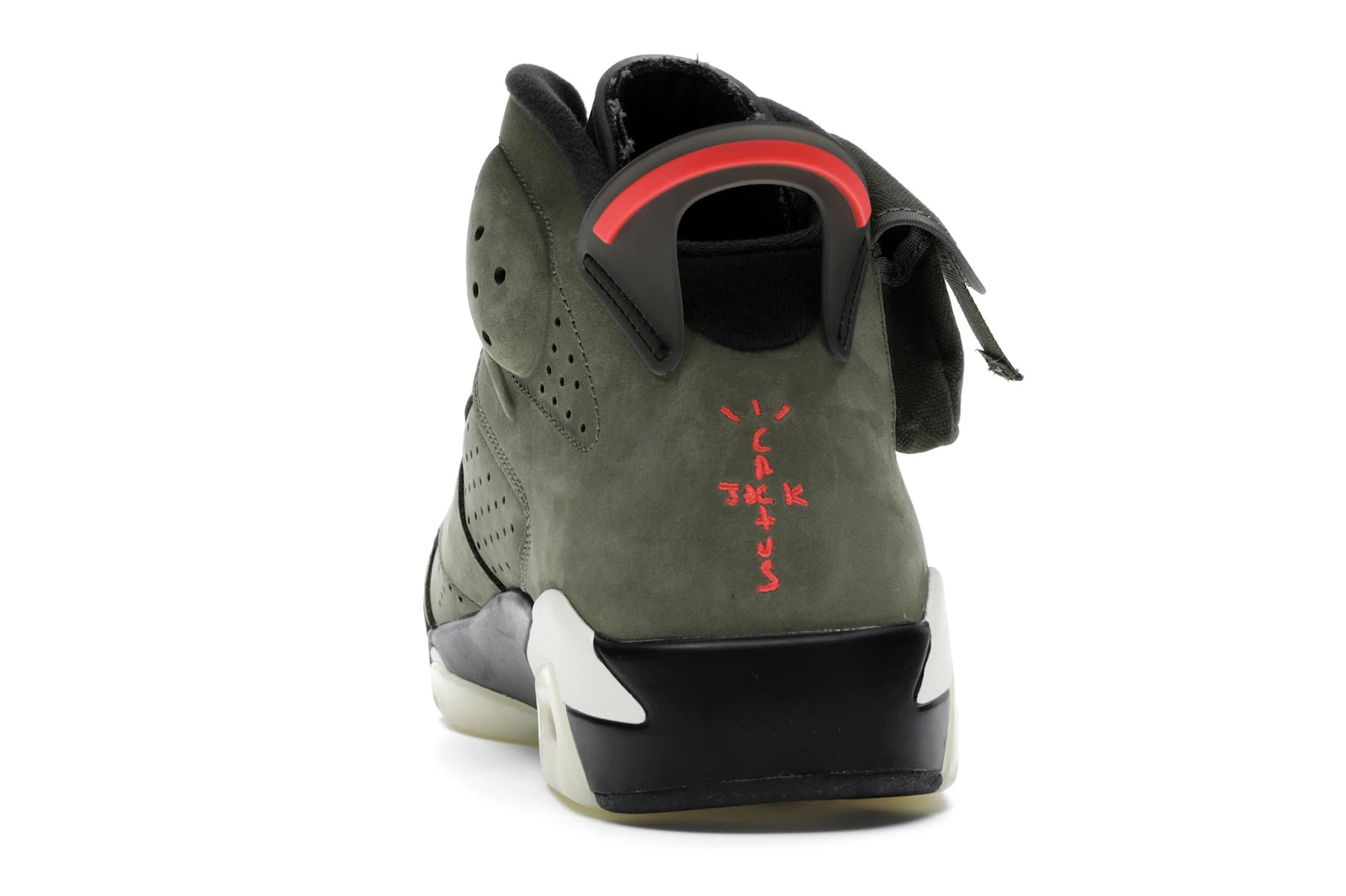 Air Jordan 6 Retro Travis Scott - Medium Olive/Black-Sail-University Red - CN1084-200 - 26