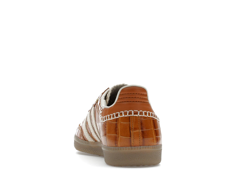 Adidas Samba Wales Bonner Brown Croc - Supplier Color/Wonder White/Night Brown - JH9826 - 26