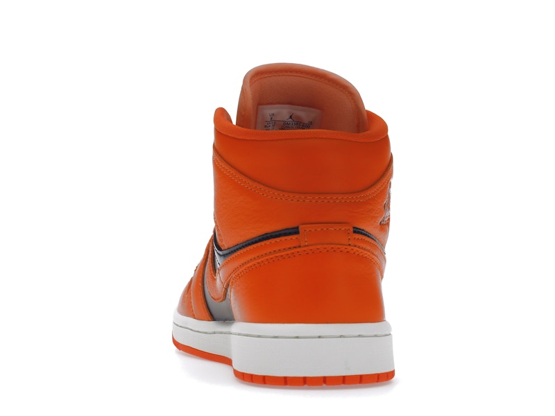 Air Jordan 1 Mid Orange Black (W) - Crimson Bliss/Rush Orange/Black/Sail - DM3381-600 - 26