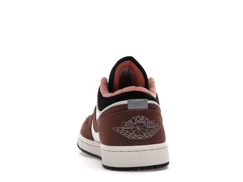 Air Jordan 1 Low Mocha - Light Chocolate/Crimson Bliss-Black-Sail - DC6991-200 - 26