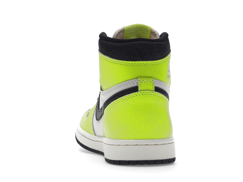 Air Jordan 1 Retro High OG Visionaire - Volt/Black/Sail - 555088-702 - 26