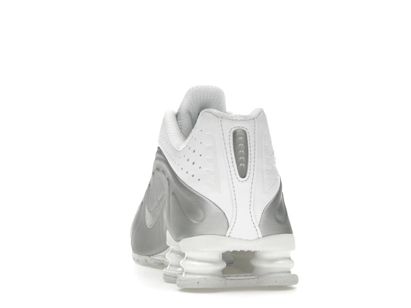 Nike Shox R4 White Bright Crimson Metallic Silver - White/White/Bright Crimson/Metallic Silver - HQ1988-101 - 26