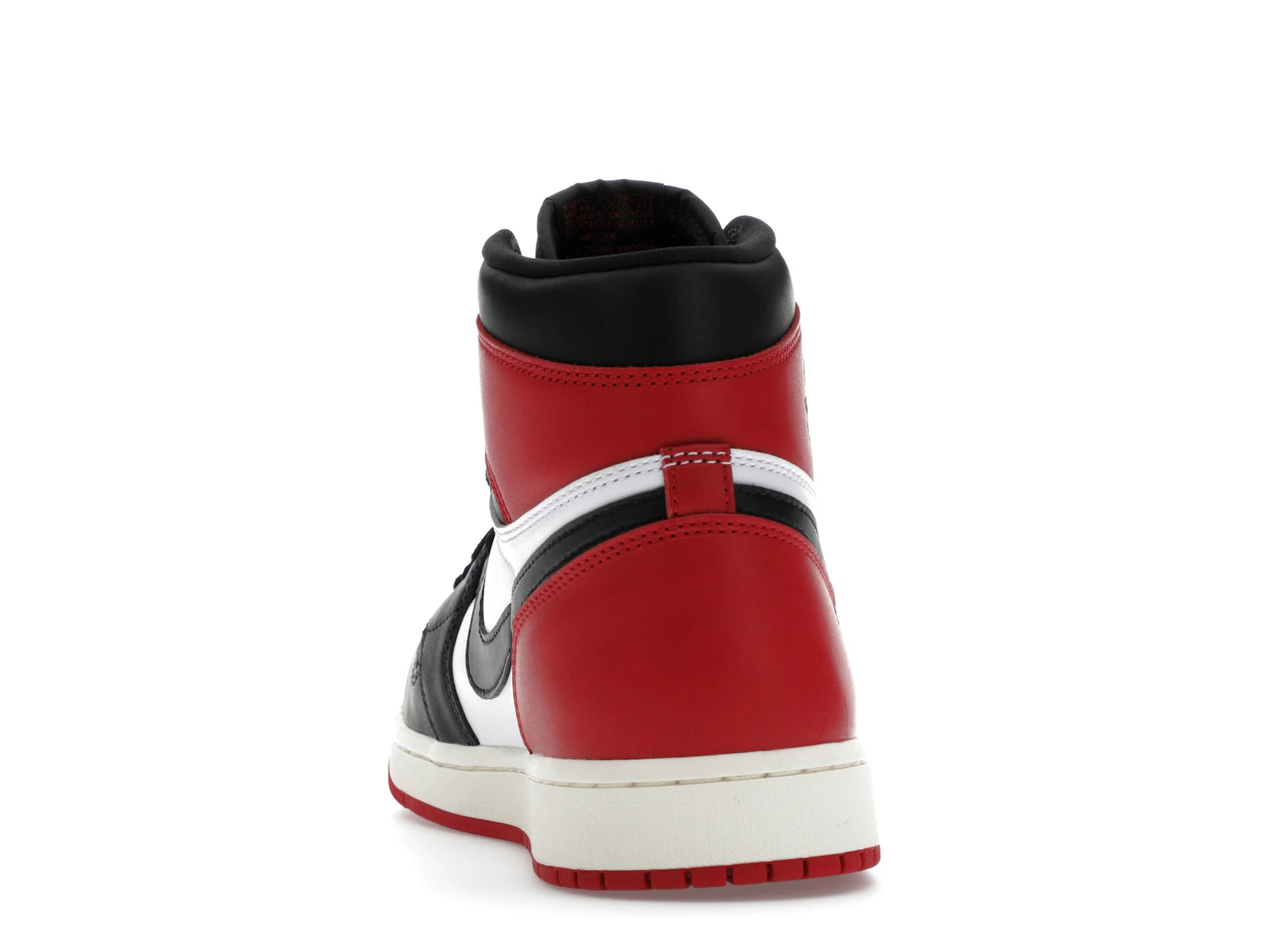 Air Jordan 1 Retro High OG Black Toe Reimagined - Black/Black/Varsity Red/White - DZ5485-106 - 26