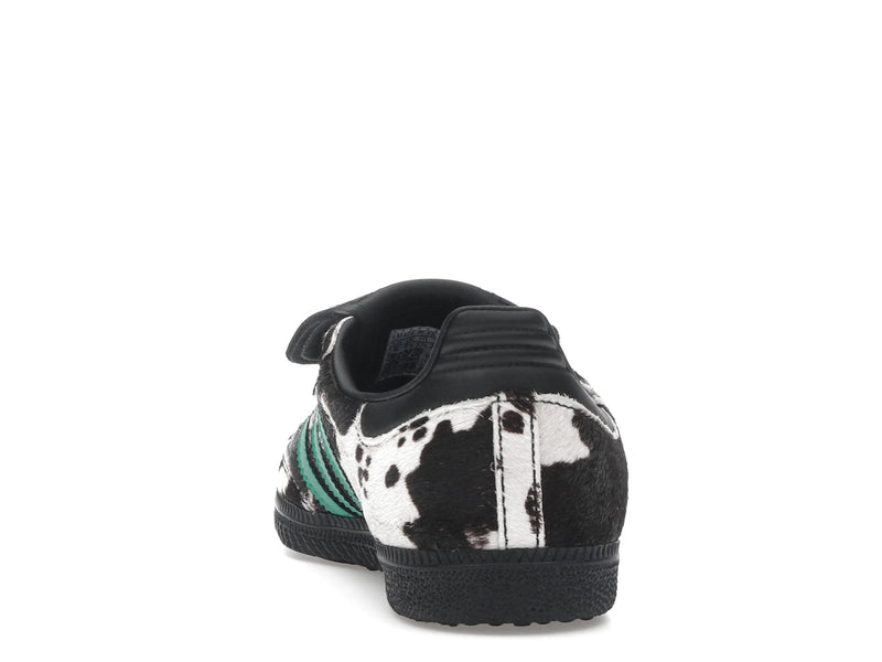 Adidas Samba Lt Cow Print Black White - Black/White/Collegiate Green - JS3930 - 26