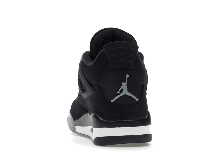 Air Jordan 4 Retro SE Black Canvas - Black/Light Steel Grey/White/Fire Red - DH7138-006 - 26