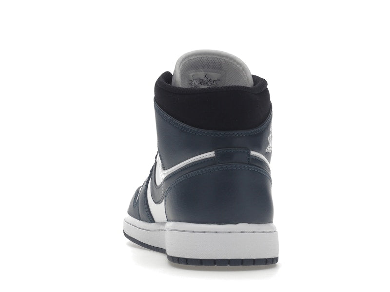 Air Jordan 1 Mid Dark Teal - Armory Navy/White-Black - 554724-411 - 26