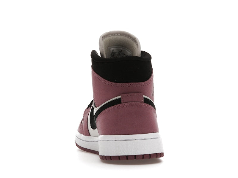 Air Jordan 1 Mid Berry Pink (W) - Light Mulberry/Light Bone/White/Black - DC7267-500 - 26