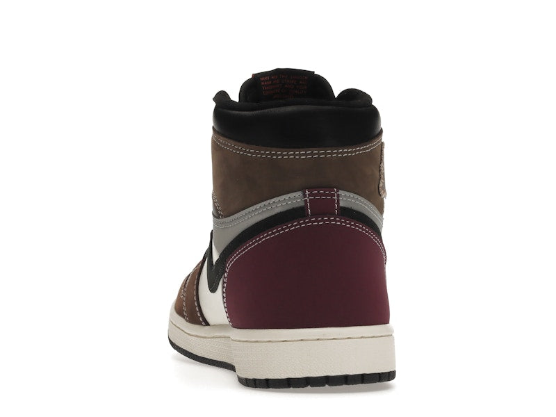 Air Jordan 1 Retro High OG Hand Crafted - Black/Archaeo Brown-Dark Chocolate - DH3097-001 - 26