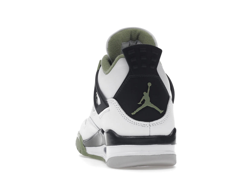 Air Jordan 4 Retro Oil Green (W) - White/Seafoam/Dark Ash/Neutral Grey - AQ9129-103 - 26