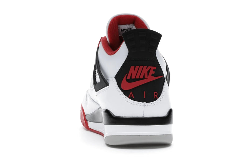 Air Jordan 4 Retro Fire Red (2020) - White/Black-Tech Grey-Fire Red - DC7770-160 - 26