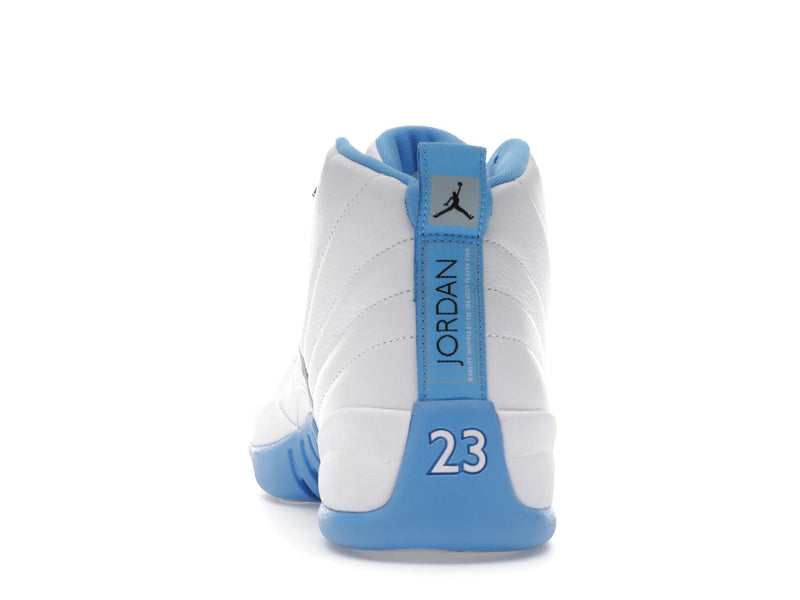 Air Jordan 12 Retro Melo (2025) - White/University Blue/Metallic Silver - CT8013-112 - 26