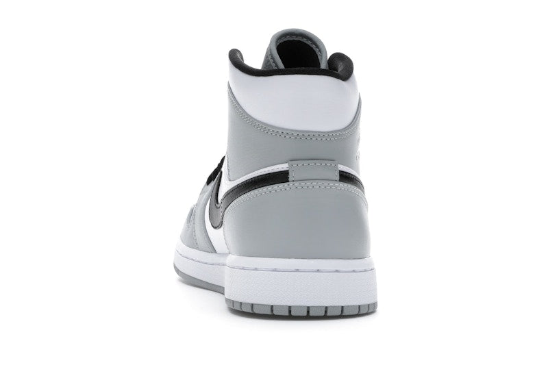 Air Jordan 1 Mid Light Smoke Grey - Light Smoke Grey/Black-White - 554724-092 - 26