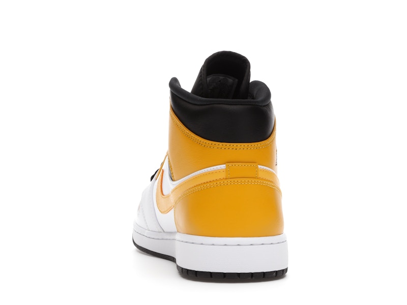 Air Jordan 1 Mid University Gold - White/University Gold-Black - 554724-170 - 26